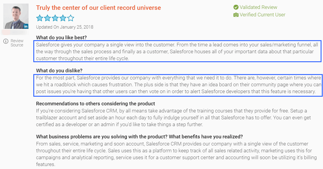 g2 crowd review example
