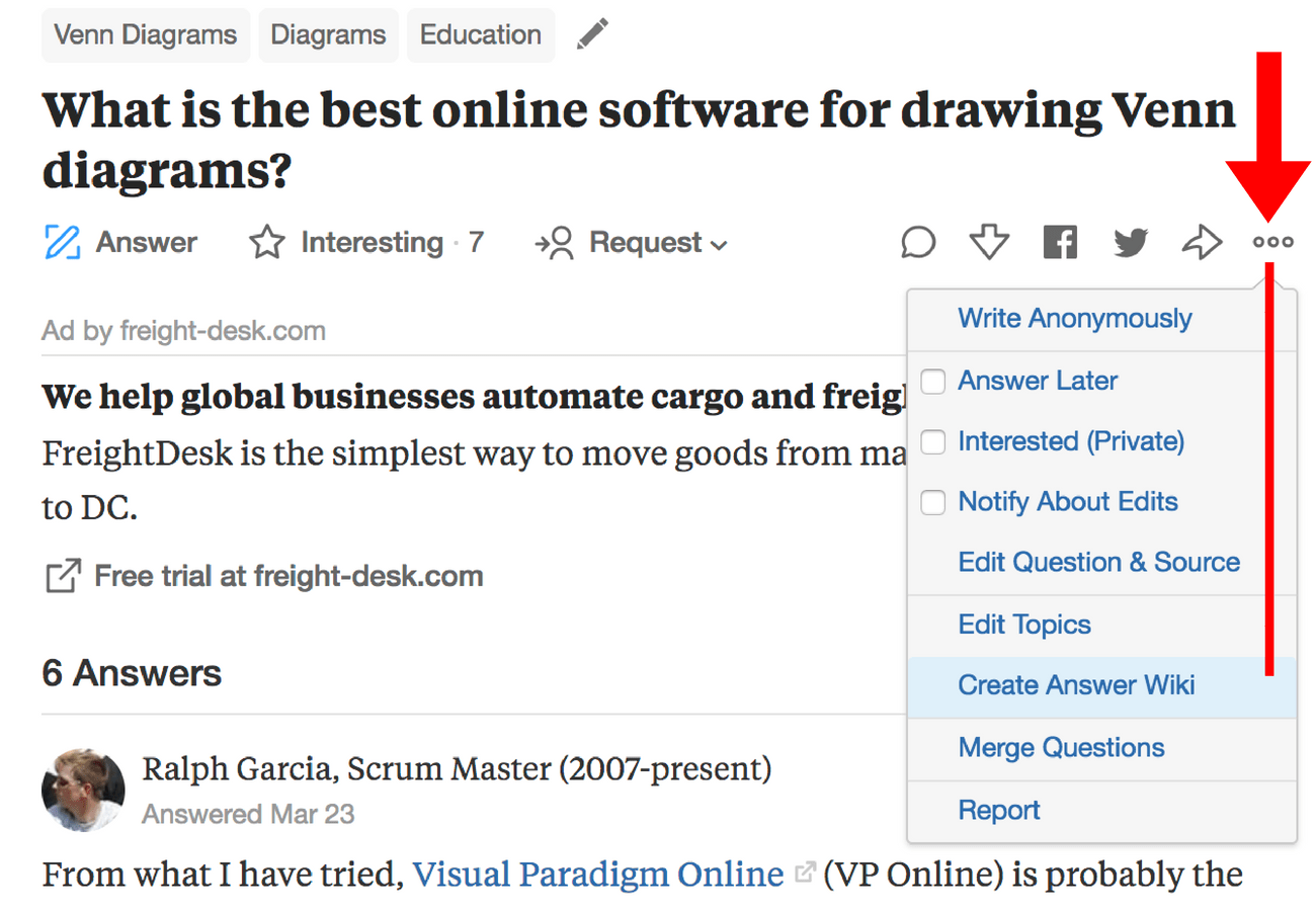 quora answer wiki