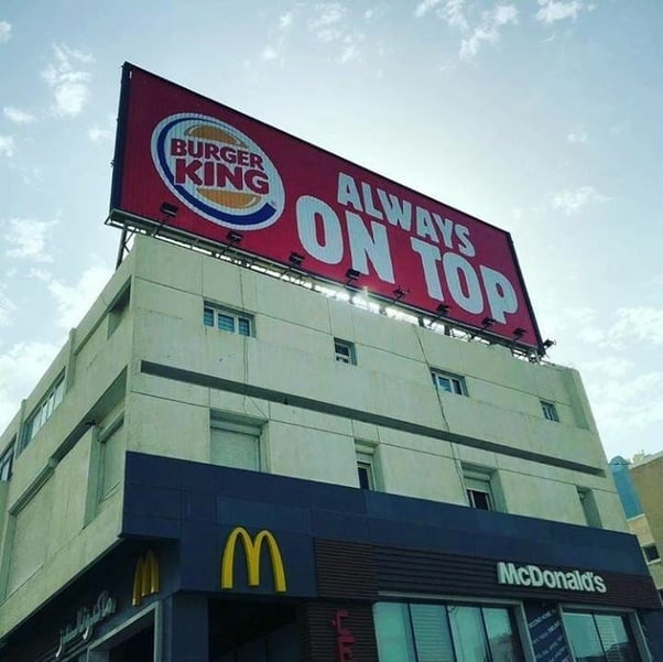 burger king vs mcdonalds ad