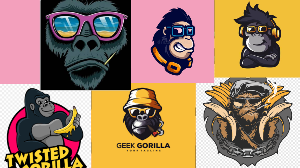 Chill gorilla logos